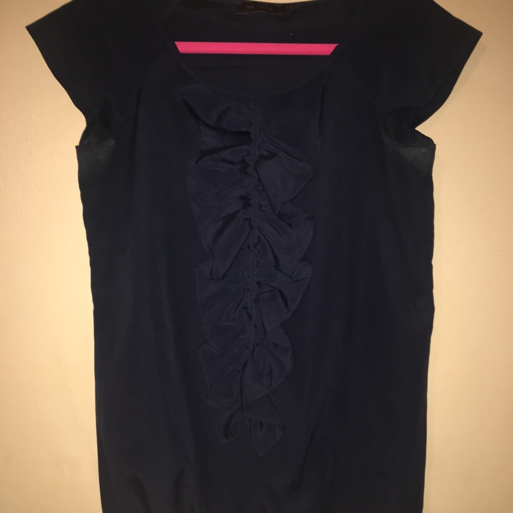 🌸3 for $12🌸 Ruffled Black Blouse